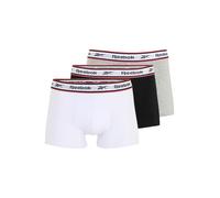 Reebok Boxers 'Barlow' gris chiné / rouge / noir / blanc, Taille XL