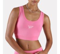 Reebok - Brassière de sport en coton ID, Playful Pink, Taille: M