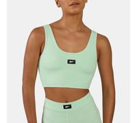 Reebok - Brassière de sport multi-positions côtelée, Inverted Aqua, Taille: M