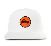 Reebok Casquette Pump Hat | Snapback | Flat Brim | Casquette | Structurée | Rétro | Classique | Streetwear, Blanc/Orange, Taille Unique