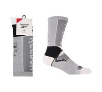 Reebok Chaussette Technique Fitness Homme Femme - Pour Séances de Sport Gym Training, Respirante, Haute Performance, Lavable, Lot De 1 Paire, Taille 43-45, Blanc