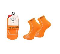 Reebok Chaussette Technique Fitness Unisexe - Respirante, Haute Performance, Pour Séances de Sport Gym Training, Lavable, Lot De 1 Paire, Taille 43-45, Orange