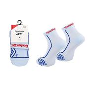 Reebok Chaussette Technique Fitness Unisexe - Respirante, Haute Performance, Pour Séances de Sport Gym Training, Lavable, Lot De 1 Paire, Taille 40-42, Bleu