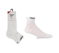 Reebok Chaussette Technique Running Cyclisme Homme Femme - Pour Entraînements Intenses, Haute Performance, Sport d’Endurance, Lavable, en Coton, Lot De 1 Paire, Taille 40-42, Blanc