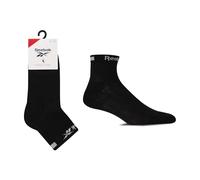 Reebok Chaussette Technique Running Cyclisme Homme Femme - Pour Entraînements Intenses, Haute Performance, Sport d’Endurance, Lavable, en Coton, Lot De 1 Paire, Taille 43-45, Noir