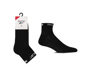 Reebok Chaussette Technique Running Cyclisme Homme Femme - Pour Entraînements Intenses, Haute Performance, Sport d’Endurance, Lavable, en Coton, Lot De 1 Paire, Taille 40-42, Noir