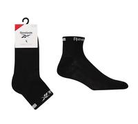 Reebok Chaussette Technique Running Cyclisme Unisexe - Respirante, Haute Performance, Pour Entraînements Intenses, Sport d’Endurance, Lavable, Lot De 1 Paire, Taille 40-42, Noir