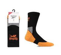 Reebok Chaussette Technique Tennis Homme Femme - Respirante, Haute Performance, Pour Matchs et Entraînements Intensifs, Lavable, Lot De 1 Paire, Taille 37/39, Noir