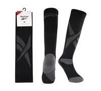 Reebok Chaussette Technique Unisexes - Haute Performance, Compression Running, Respirante, Pour Course, Gym, Entraînement Intensif, Lavable, Lot de 1 Paire, Taille 43-45, Noir