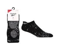 Reebok Chaussette Technique Yoga Pilates Unisexe - Ultra Confortable, Respirante, pour Séances Douces, Étirement Détente, Lavable, Lot de 1 Paire, Taille 43-45, Noir