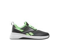 Reebok Chaussures à enfiler Nano Play pour fille, Gris 6 noir citron vert solaire, 4 Little Kid