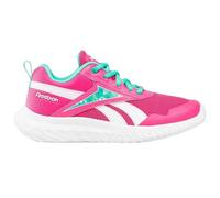 Reebok Chaussures de Course Rush Runner 5.0 pour Fille, Boldpink Unleashedgreen Blanc, 5.5 UK