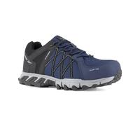 Reebok - Chaussures de sécurité Basses Bleue Marine et Noir en Microfibre et Cuir Embout Aluminium Trail Grip S1P SRC 44 - Bleu Marine/Noir