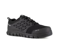 Reebok - Chaussures de sécurité Basses Noire en Microfibres et Nylon Embout Aluminium S1P SRC ESD 41 - Noir