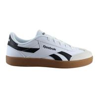 Reebok Femme Classic Leather Sneaker, White/Unleashed Green/Grey 1, 44.5 EU