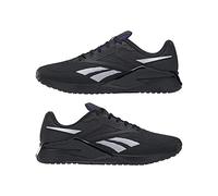Reebok Chaussures de sport Nano X2 pour homme, Noyau noir/violet vif/blanc, 41 EU