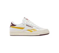 Reebok - Chaussures légères et respirantes en cuir - Club C Revenge Chalk Grit Gold Black Cherry en Cuir - Taille 38.5 - Jaune Jaune 38.5