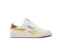 Reebok - Chaussures légères et respirantes en cuir - Club C Revenge Chalk Grit Gold Black Cherry en Cuir - Taille 41 - Jaune Jaune 41
