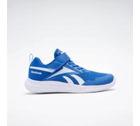 Reebok - Chaussures pour enfants Rush Runner 5 avec lacets élastiques et bride supérieure, Vector Blue/Vector Blue/White, Taille: 28