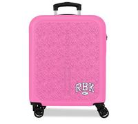 Reebok Chicago Valise Cabine Rose 40x55x20 cm Rigide ABS Serrure à Combinaison Intégrée 37L 2.6kg 4 Doubles Roues Bagage à Main par Joumma Bags