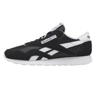 Reebok Cl Nylon Homme's Suede Toe Ortholite Lace Sneak Trainers (Noir Blanc, EU 44)