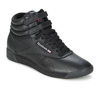 Reebok Femme Freestyle Hi Chaussures Noir/Blanc Baskets Fines Taille UK 2.5-9