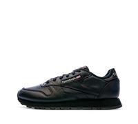 Reebok Classic Leather, Chaussures Multisport Femme, Noir, 36 EU