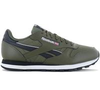 Reebok classic Leather CL Lthr - Hommes Sneaker Vert GZ9829 Loisirs Baskets Neuf