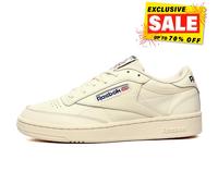 Reebok Femme Club C 85 Sneaker, FTWWHT/Black/ORGFLA, 44 EU