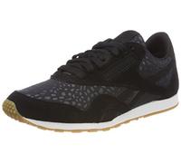 Reebok Baskets basses femme Classic Nylon Slim Text Lux Noir/Blanc/Gum 37.5 EU