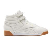 Reebok - Baskets Freestyle Hi pour femme, Femme, Chalk / Gold / Gum, Taille: 37