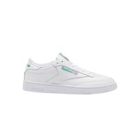 Reebok Chaussures de gymnastique Club C 85 Mixte Blanc (Intense-White/Green) Taille 37.5 EU