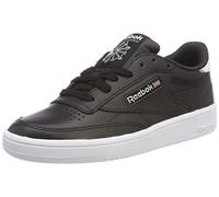 Reebok Femme Club C 85 Emboss Baskets, Noir (Black/White), 38.5 EU
