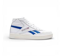 Reebok Club C 85 Forme Hauts Baskets en Cuir Blanc pour Hommes HR0670 NEUF