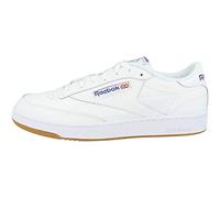 Reebok Club C 85-Shoes, Chaussures de Fitness Mixte, Blanc Intense White Royal Gum 0, 43 EU