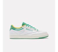 Reebok Baskets unisexes Club C 85 Chalk White/Upgradegreen 40 EU