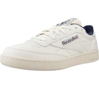 Reebok Mixte Classic Leather Sneaker, FTWWHT/PURGRY/PALBLU, 42.5 EU