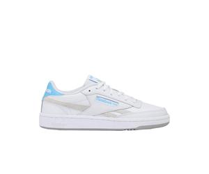 Reebok Club C Revenge Fille Sneaker, Ftwrwhite Barelygrey Semifuturecyan, 39 EU
