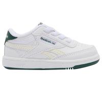 Reebok Club C Revenge Garçon Sneaker, Blanc Craie Vintage Vert Foncé, 25 EU
