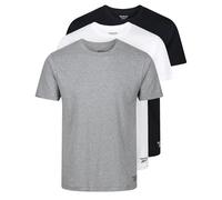 Reebok Couche de Base Santo pour Homme, Noir/Blanc/Gris chiné, L