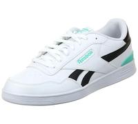 Reebok Mixte Court Advance Clip Sneaker, White/Black/TEAMTEAL, 42.5 EU