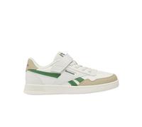 Reebok Court Advance Elastic Lace & Top Strap Basket, Chalk/CLASSICBEIGE/GLENGREEN, 31.5 EU