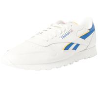 Reebok Cuir Classique, Basket Femme, Craie Vector Bleu Collegiate Gold