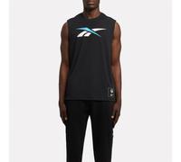 Reebok - Débardeur homme avec logo ID, Black, Taille: S