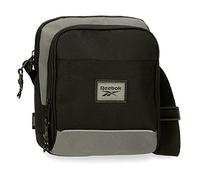 Reebok Dexter Sac à Bandoulière Deux Compartiments Noir 15x19,5x6 cms Polyester
