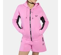Reebok Dreamblend Spacer Sweat à Capuche zippé sur Toute la Longueur
