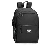 Reebok Elsie Sac à dos pour ordinateur portable jusqu'à 12" Noir 25x37x10 cms Polyester 9,25L