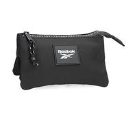 Reebok Elsie Trousse De Toilette Trois Compartiments Noir 17,5x9,5x2 cms Polyester