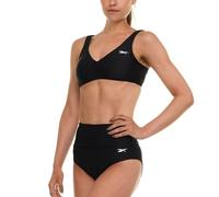 Reebok Ensemble de bikini bralette femme, bas taille haute, athlétique et sportif, noir