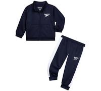 Reebok Ensemble de jogging 2 pièces avec fermeture éclair intégrale pour garçon - Veste active et pantalon de jogging (12M-7), Vector Navy, 4 ans